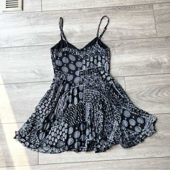 Talula Floral Fit & Flare Spaghetti Slip Dress - Picture 11 of 14